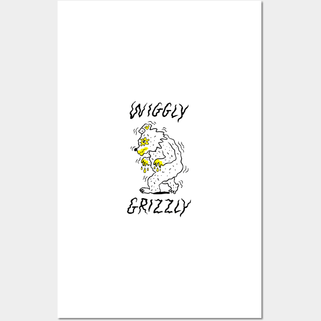 Wiggly Grizzly Wall Art by sonhouse5